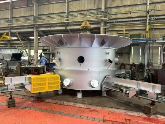 コークス焚石灰炉の写真