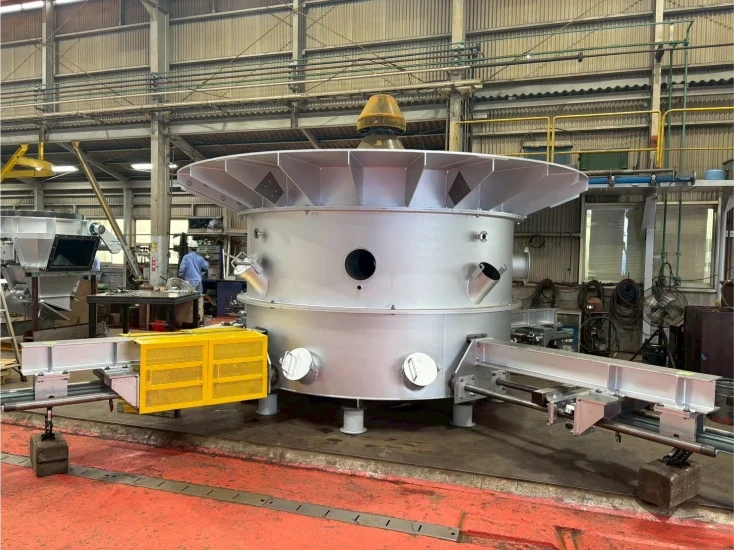 コークス焚石灰炉の写真